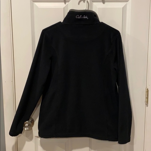 Cabelas Small Black Full Zip Fleece - Picture 6 of 11